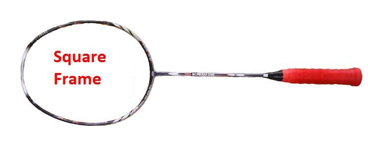 badminton racket isometric frame